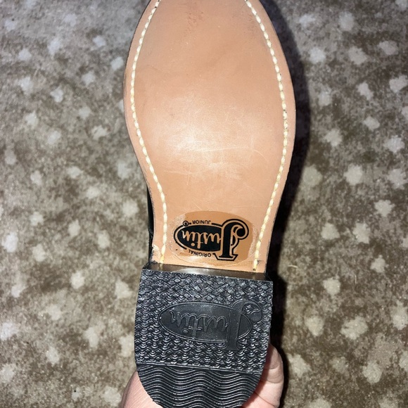 Black Western Boots size 8.5 D Toddler Boots NWOT Lace up Riding Kids - Picture 7 of 8